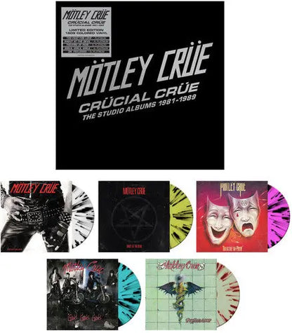 Motley Crue - Crucial Crue: The Studio Albums 1981-1989 [Limited Edition Colored Vinyl Boxed Set]