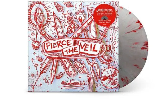 Pierce the Veil - Misadventures [Red Silver Colored Vinyl Indie Exclusive]