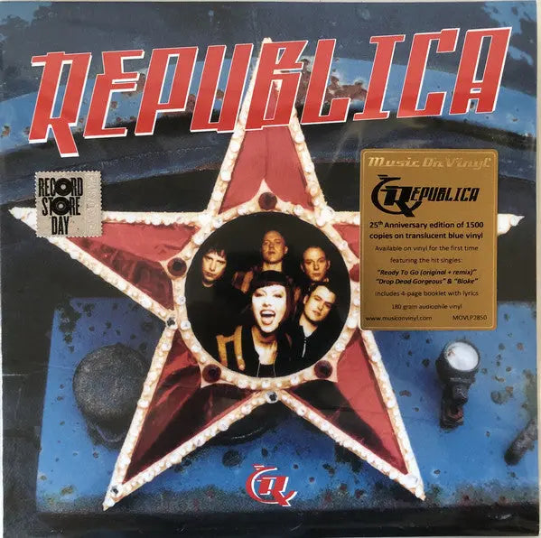 Republica - Republica [Numbered Translucent Red LP]