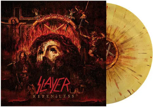 Slayer - Repentless [Beer Mustard Swirl w/ Red & Brown Splatter Colored Vinyl Limited Edition Indie Exclusive]