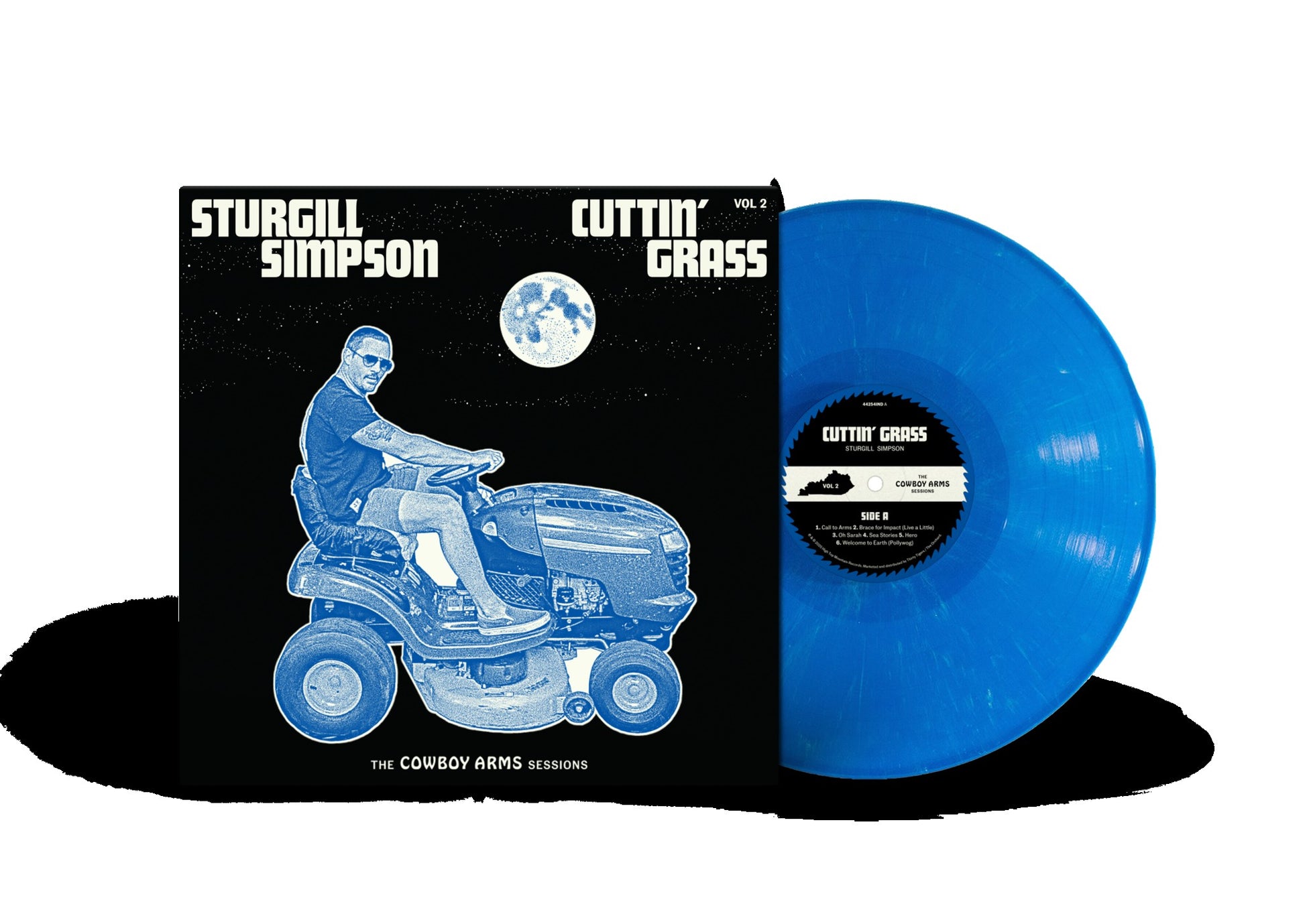 Sturgill Simpson - Cuttin' Grass Vol. 2 (Cowboy Arms Sessions) [Blue w/White Swirl Vinyl LP] [Indie Exclusive]