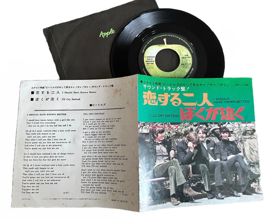 The Beatles - I Should Have Known Better / I'll Cry Instead [Japanese 7" Vinyl Single]