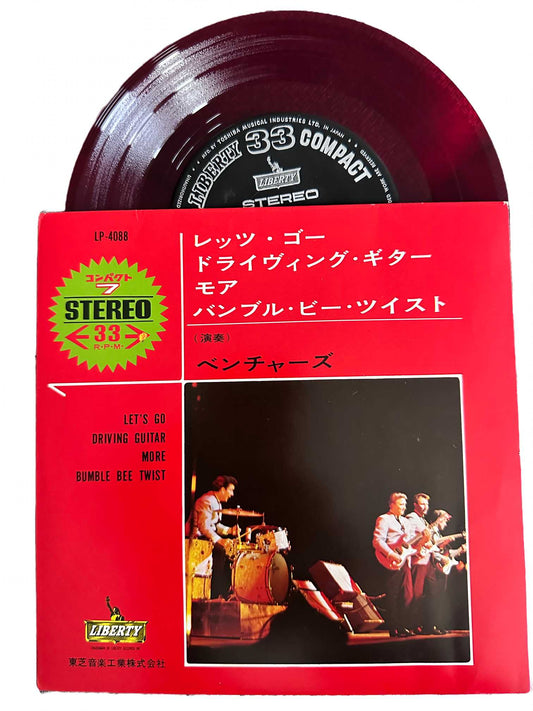 The Beatles - Let's Go [Japanese 7" Red Colored Vinyl Single]