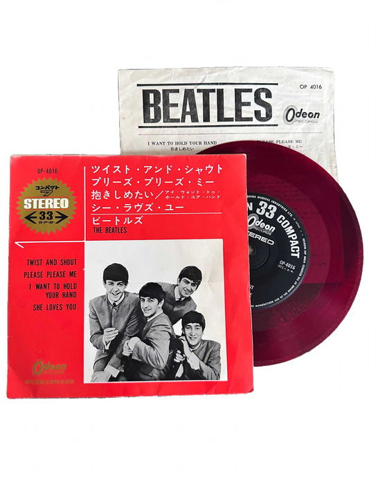 The Beatles - Twist And Shout [Japanese 7" Red Colored Vinyl Single]