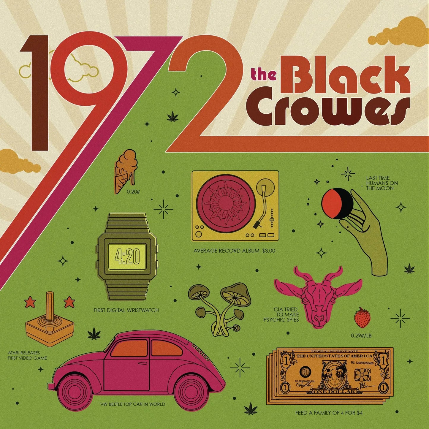 The Black Crowes - 1972 [Colored, Silver Vinyl LP]