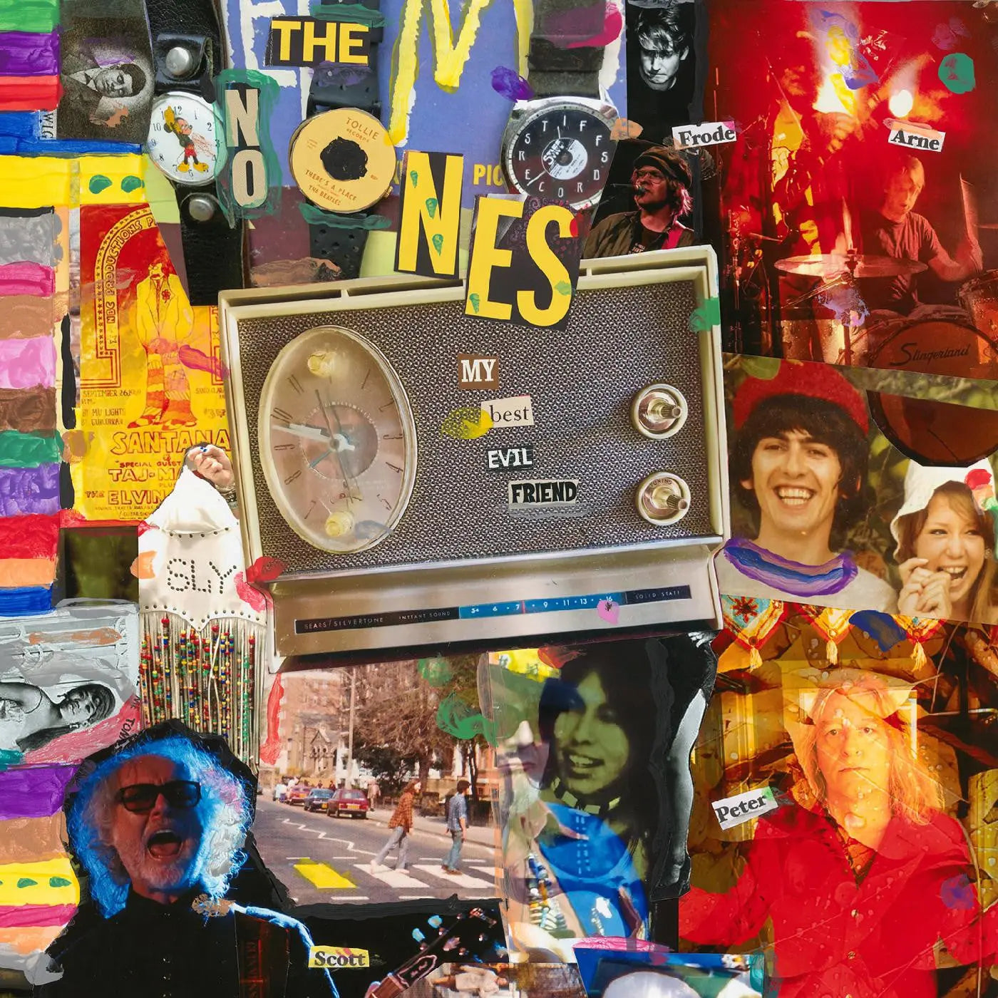 The No Ones - My Best Evil Friend [2LP Bright Orange and Violet Colored Vinyl]