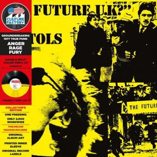 The Sex Pistols - No Future UK  [Colored, Yellow & Black Vinyl LP]