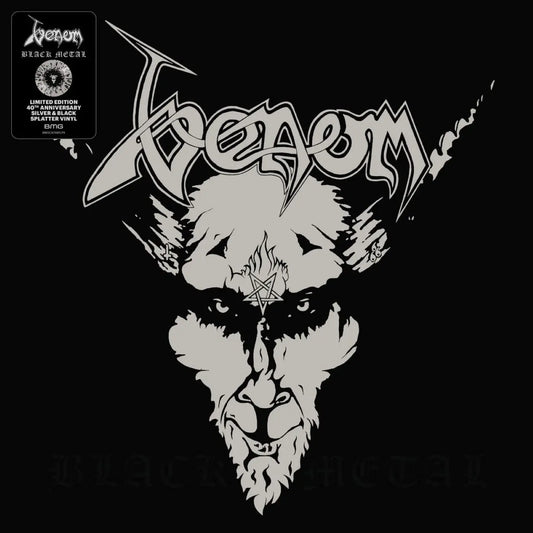 Venom - Black Metal [40th Anniversary Silver & Black Splatter Colored Vinyl]